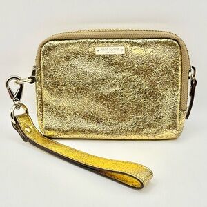 Kate Spade New York Gold Metallic Wristlet